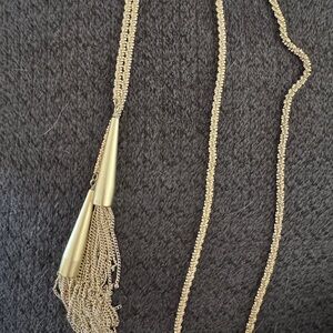 Kendra Scott Gold Phara Tassel Necklace